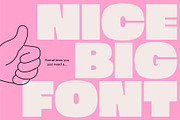 Cheers Big Sans - Chunky Sans Serif, a Sans Serif Font by BTYPE (Thumbnail 3 of 15)