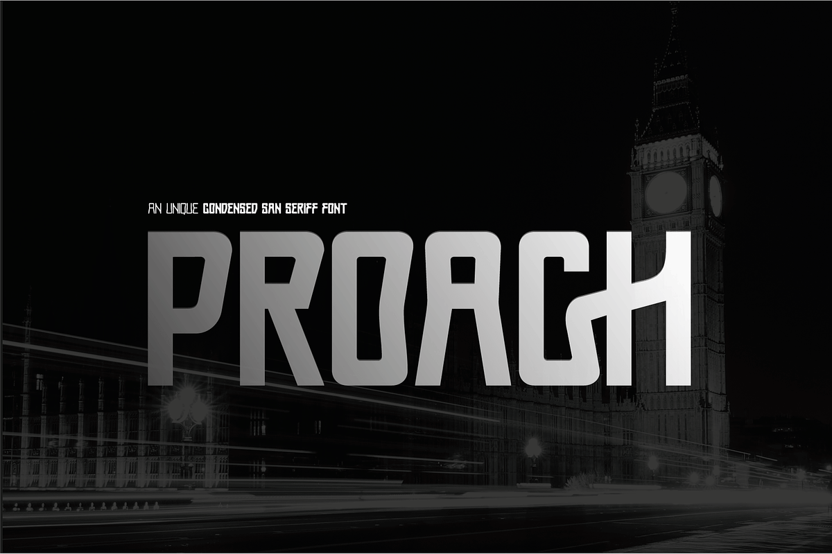 Proach Font, a Serif Font by Grontype (Photo 1 of 12)