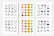 Set of smiley faces. Emoji. Smile!, a Person Illustration by Helen Sko (Thumbnail 7 of 8)