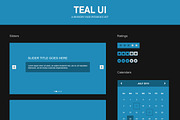 Teal UI Kit, an UI Kit Template by grati (Thumbnail 3 of 3)