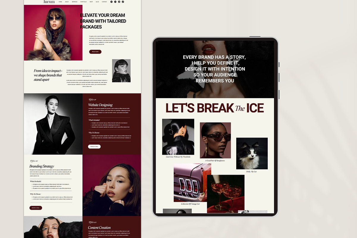 Luxury Wix Website Template Coaches, a Wix Template by AdvertFox (Photo 10 of 10)