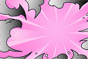 Comic book background with halftone, a Texture Illustration by art PVP - market (Thumbnail 3 of 3)