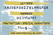 Brush-It - brushed font, a Font by Texture Club (Thumbnail 2 of 2)