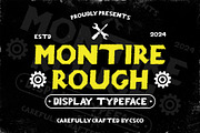 Montire Rough, a Sans Serif Font by Craft Supply Co. (Thumbnail 1 of 8)