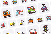 Transportation Icon Set, a Duotone Icon by Brickclay (Thumbnail 6 of 9)
