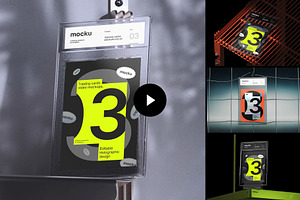 Trading Cards Video Mockups Set, a Product Mockup by Mocku