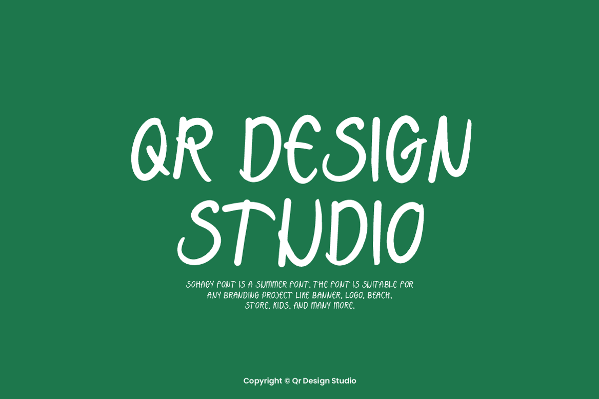 Sohagy - Summer Font, a Sans Serif Font by QR Design Studio (Photo 2 of 6)