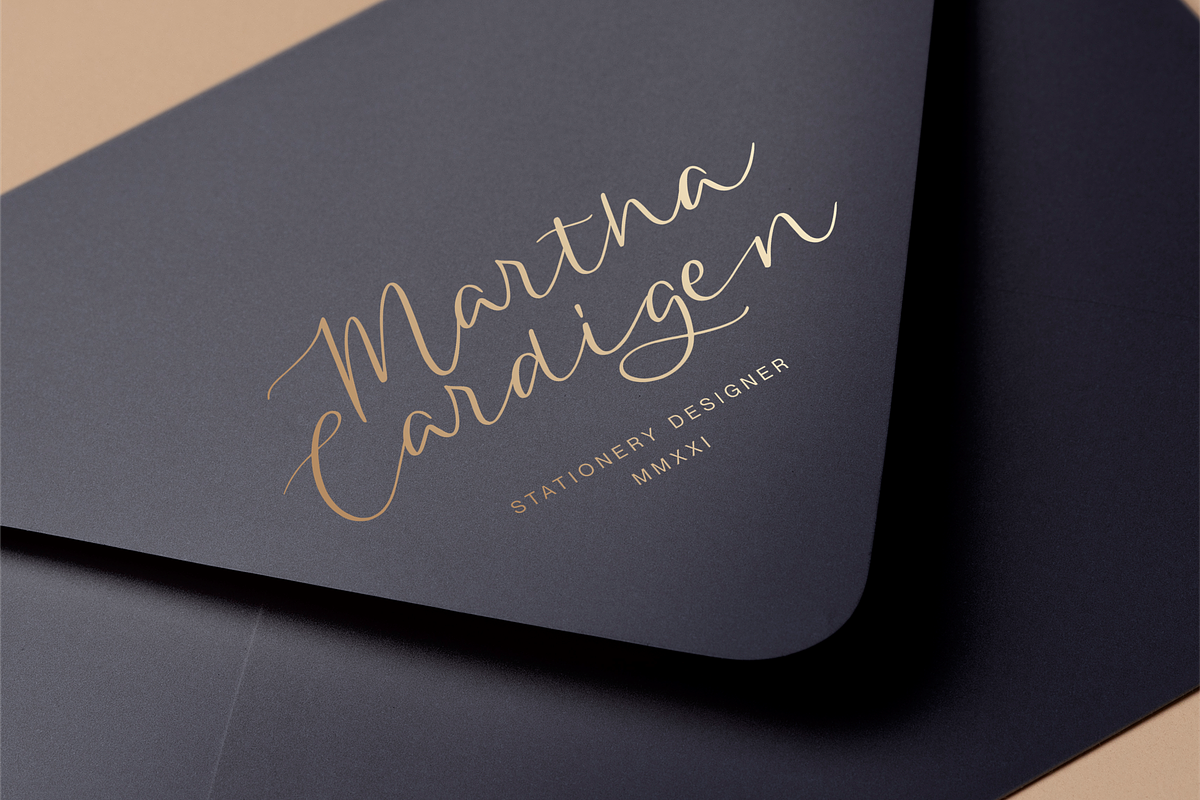 Qarllottey Modern Elegant Script F, a Script Font by Allouse Studio (Photo 9 of 11)