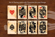 Original Vintage Playing cards, an Object Illustration by Retro Graphic Box (Thumbnail 4 of 5)