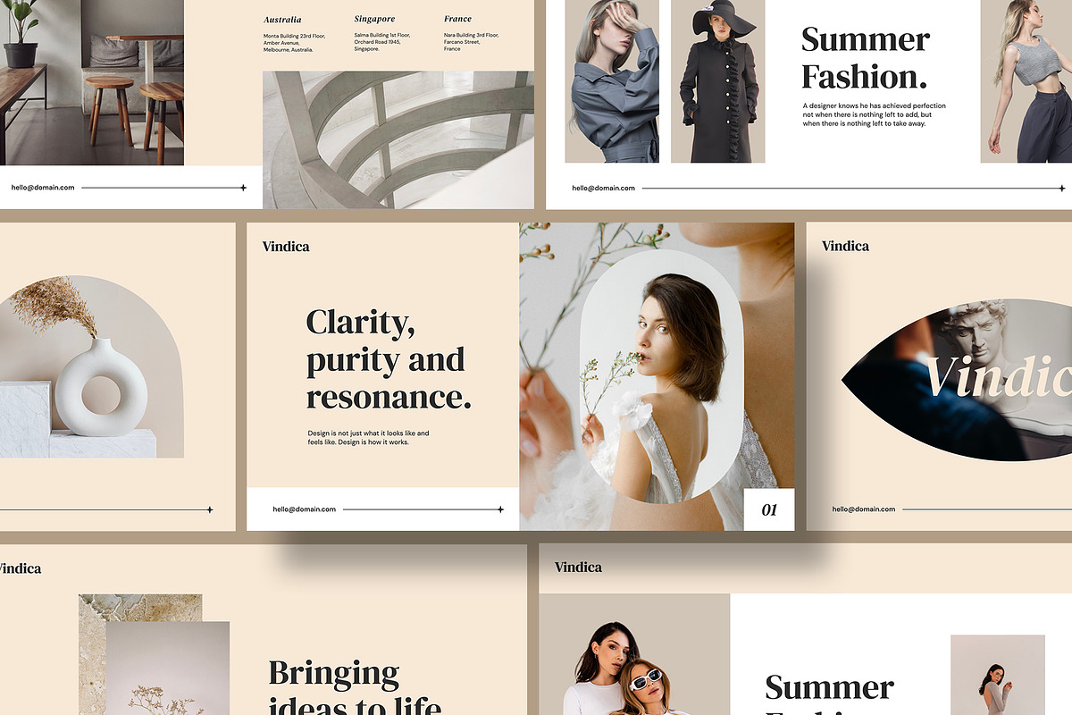 Vindica - Creative Keynote Template, a Presentation Template by rubirubiko (Photo 1 of 12)