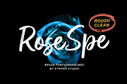 Rose Spe, a Script Font by Stripes Studio (Thumbnail 1 of 9)