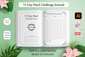 75 Day Hard Challenge Journal KDP