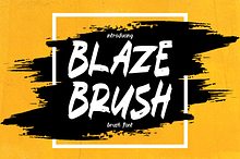 Blaze Brush - Brush Font