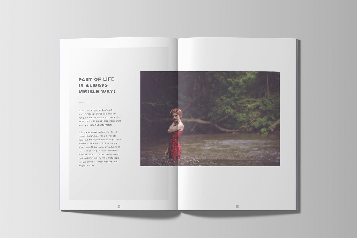 LOOK Travel Vlog Magazine/LookBook, a Magazine Template by Layout Design (Photo 11 of 14)