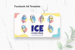 Ice Cream Shop Facebook Materials