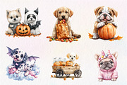 Cute Halloween Puppy Sublimation, an Illustration by CreationArt (Thumbnail 4 of 5)