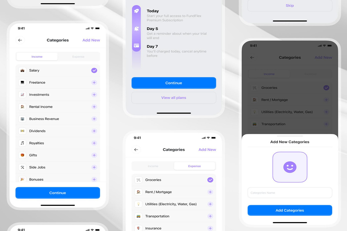 FundFlex - Finance Management UI Kit, an UI Kit Template by Creative Perspective (Photo 8 of 8)
