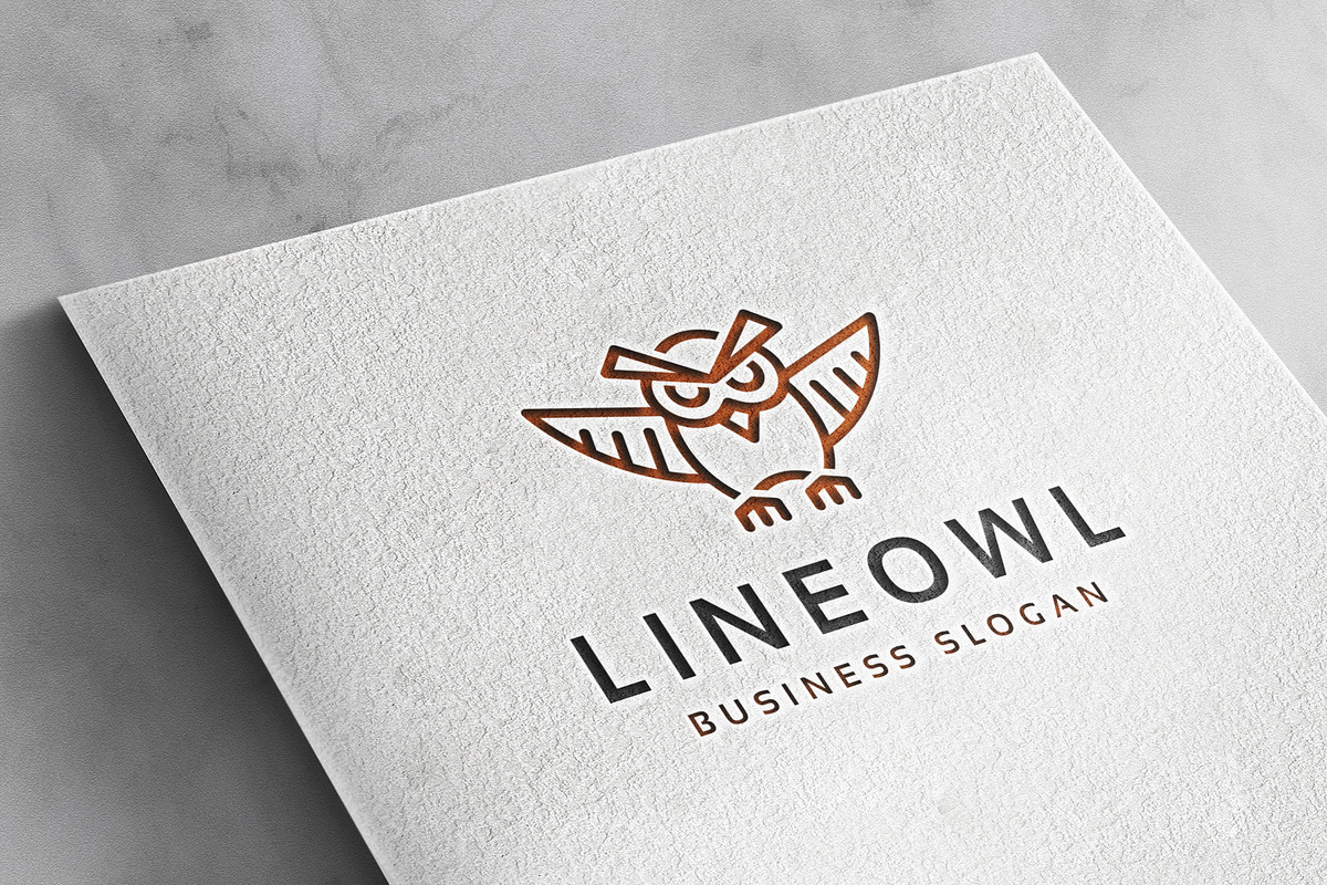 Line Smart Owl Logo, a Branding & Logo Template by Design_Planet (Photo 4 of 4)