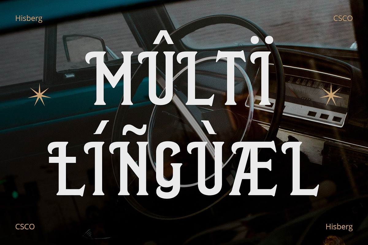 Hisberg – Vintage Serif, a Serif Font by Craft Supply Co. (Photo 7 of 8)