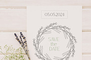 Lavender Line Art, a Decorative Illustration by CaraulanStore (Thumbnail 8 of 8)