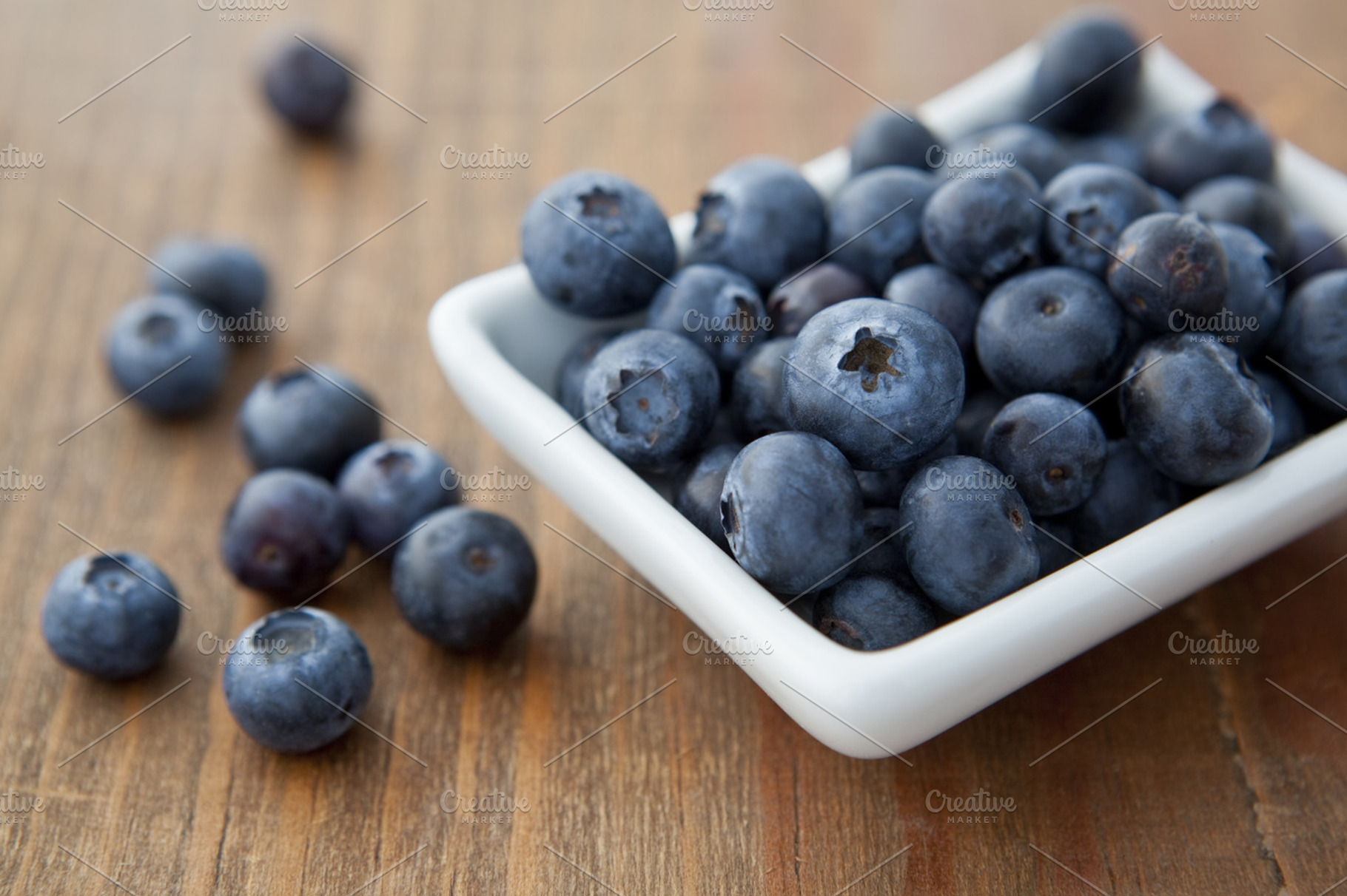 Dish Of Blueberries
