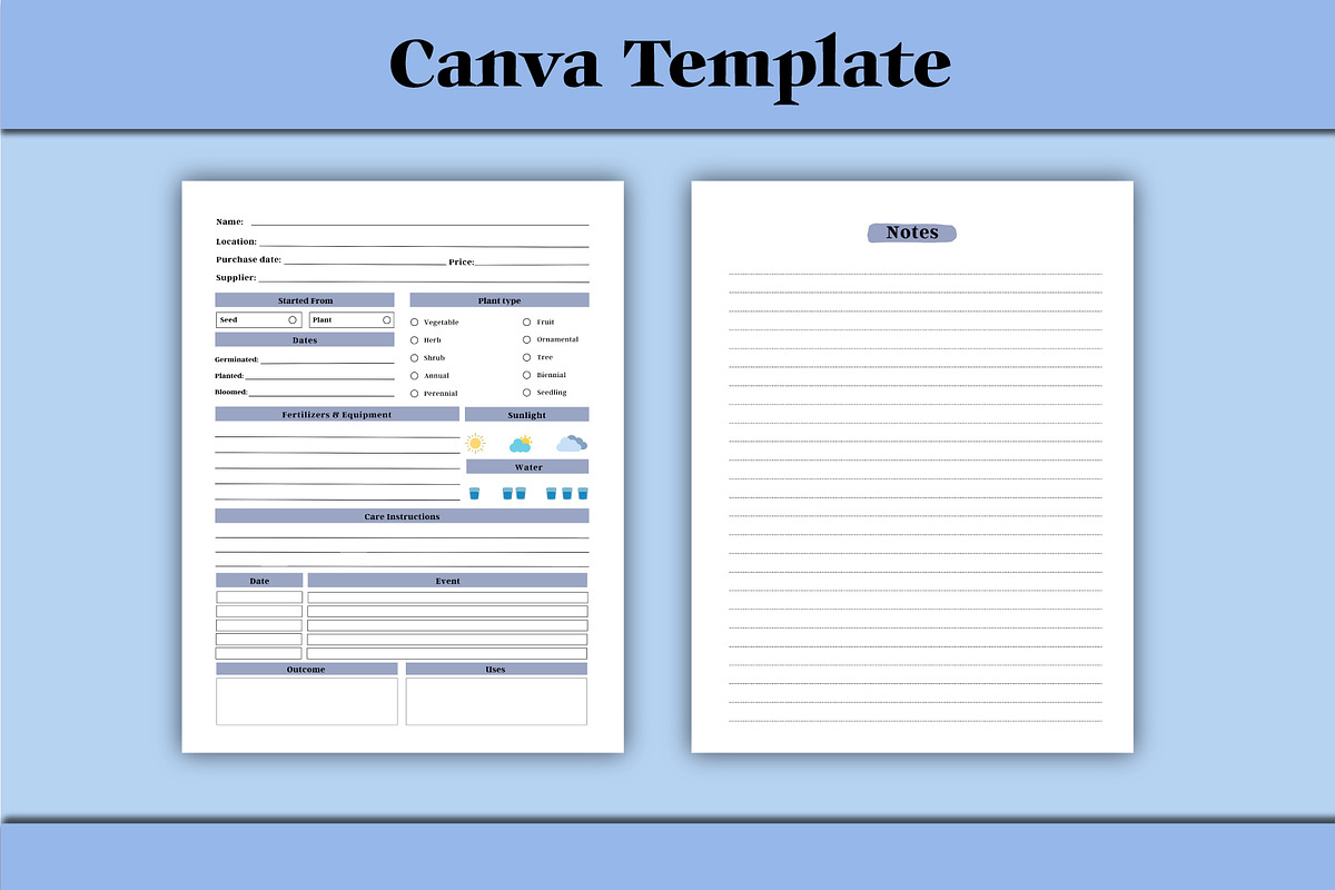 Garden Planner Canva Interior KDP V2, a Stationery Template by Designmela01 (Photo 4 of 5)