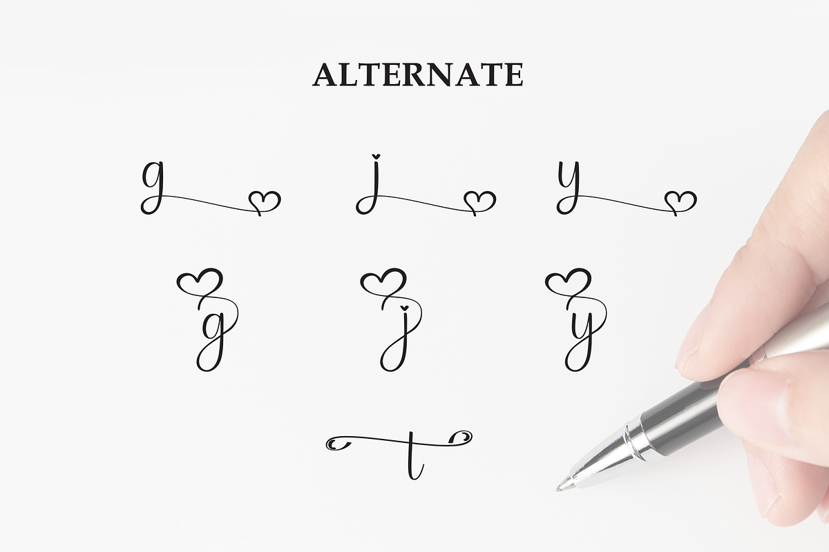 Writing Signature | Script Font preview 8