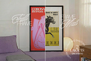 DIN A Black Frame Retro Mockup (PSD), a Household Mockup by WasMockups (Thumbnail 5 of 6)