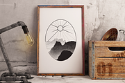 8 Vector Landscape Badges, an Illustration by MaGo (Thumbnail 2 of 5)