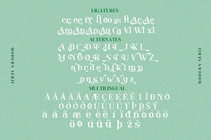 Anapon Serif Fonts