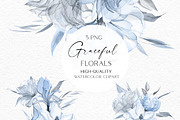 Icy Blue  - Transparent flowers, an Object Illustration by Olga Koelsch (Thumbnail 12 of 16)