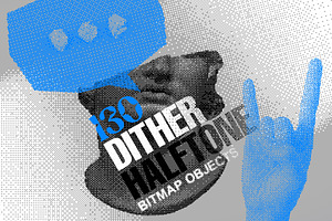 270 Dither Bitmap Vector & PNGs