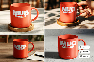 High Resolution Mug Mockup, a Cups & Container Mockup by Nathatype