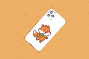 Cute Kawaii Fox Autumn Character, a Seasonal Illustration by Palau (Thumbnail 5 of 12)