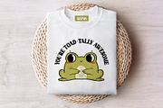 Funny Frog Quotes Sublimation  Tee, an Animal Illustration by creationsbyapuruh (Thumbnail 2 of 6)
