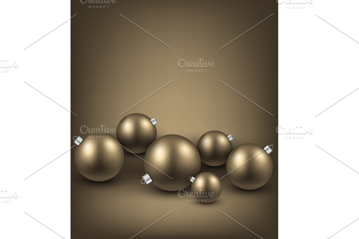 Big golden Christmas & New Year set, a Decorative Illustration by Vjom (Photo 26 of 30)
