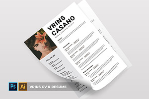 Vrins CV & Resume