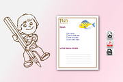 Kid Reading and writing worksheets, a Graphic by Hitubrand (Thumbnail 2 of 5)