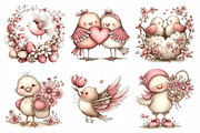 Whimsical Easter Birds Clipart, an Illustration by Daily.Designs (Thumbnail 6 of 7)