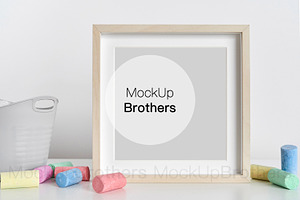 Square frame mock up Nursery 13
