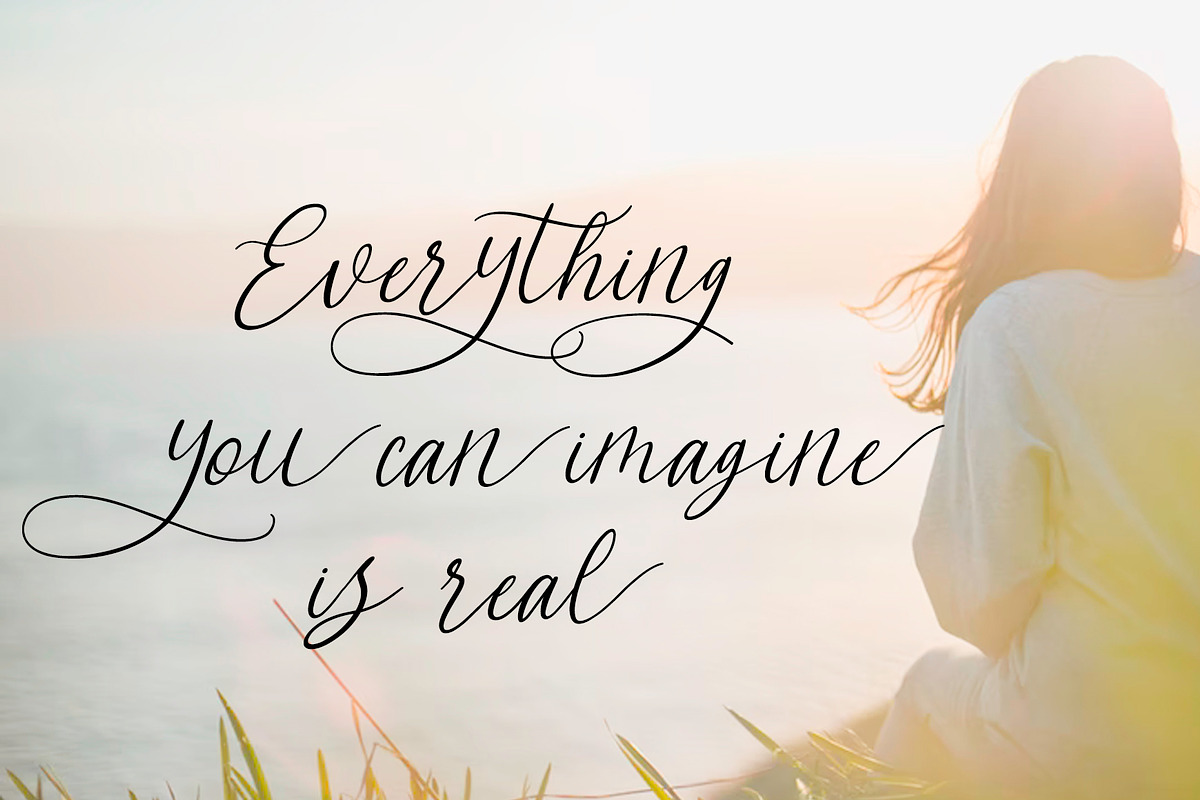 White Cheek Modern Calligraphy Scrip, a Script Font by Yuby Creative (Photo 7 of 7)