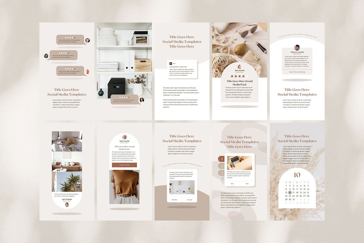 Instagram Story Templates Canva, a Social Media Template by Keikoya (Photo 9 of 16)