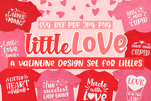Little Love kids Valentine's Day SVG