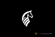 Minimal Horse Geometric Logo, a Branding & Logo Template by Vectorium Studio (Thumbnail 2 of 3)