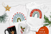 Christmas Rainbow Set. Eps, Svg, Png, an Illustration by ClipArtRoom (Thumbnail 4 of 6)