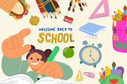 Back to school vector illustration, an Education Illustration by Luamor (Thumbnail 4 of 9)