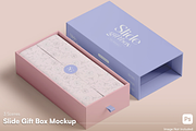 Gift Box Mockup - Ribbon & Shadow, a Product Mockup by graphicsauce (Thumbnail 4 of 4)