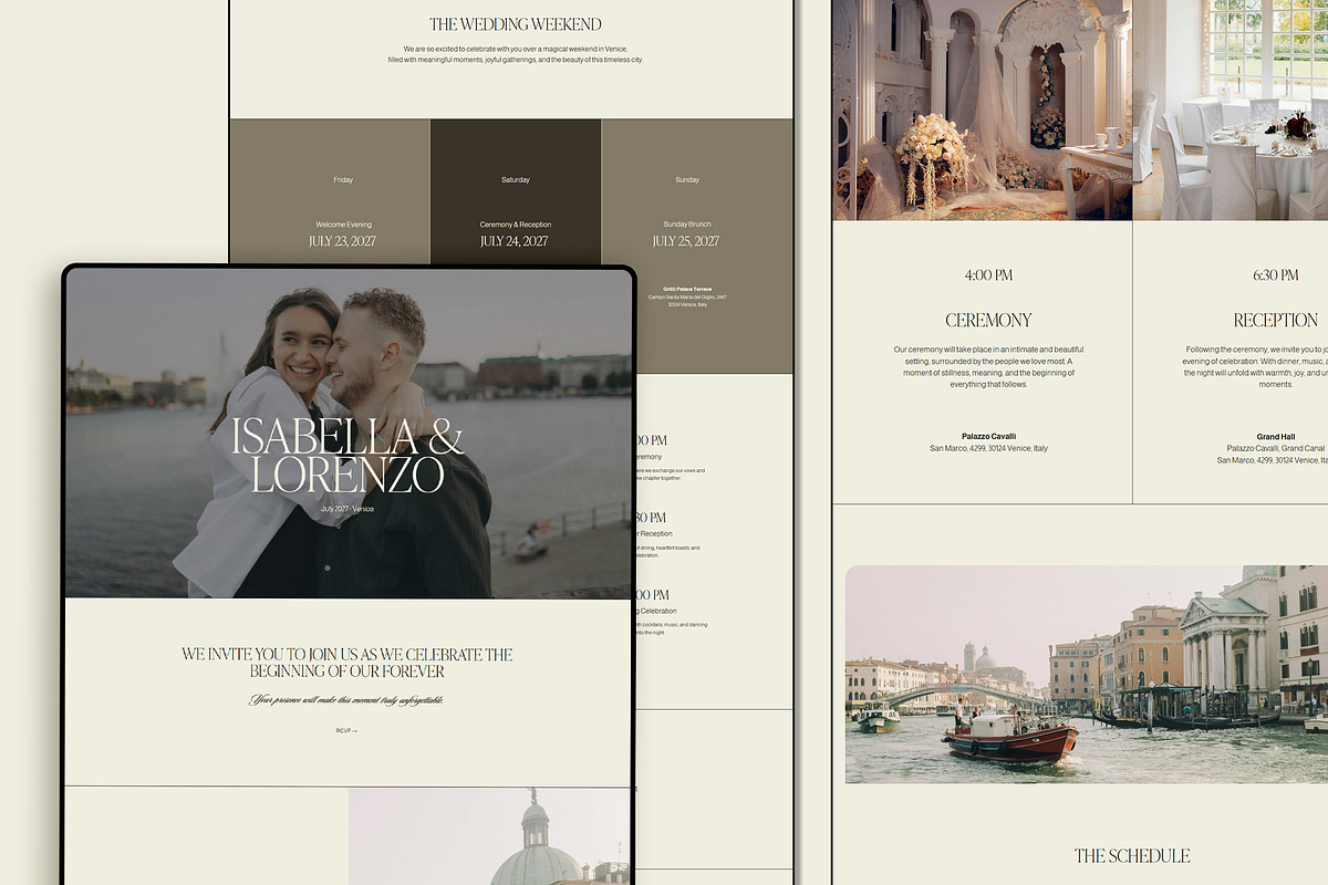 Destination Wedding Website Template, a Squarespace Template by 3.14&Co (Photo 8 of 9)