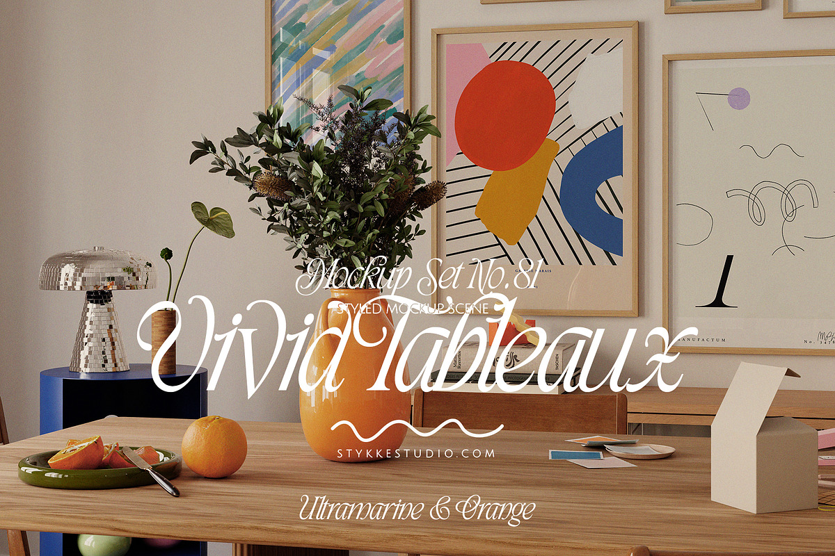 VIVID TABLEAUX | art frame mockup, a Household Mockup by Stykke Studio (Photo 1 of 12)