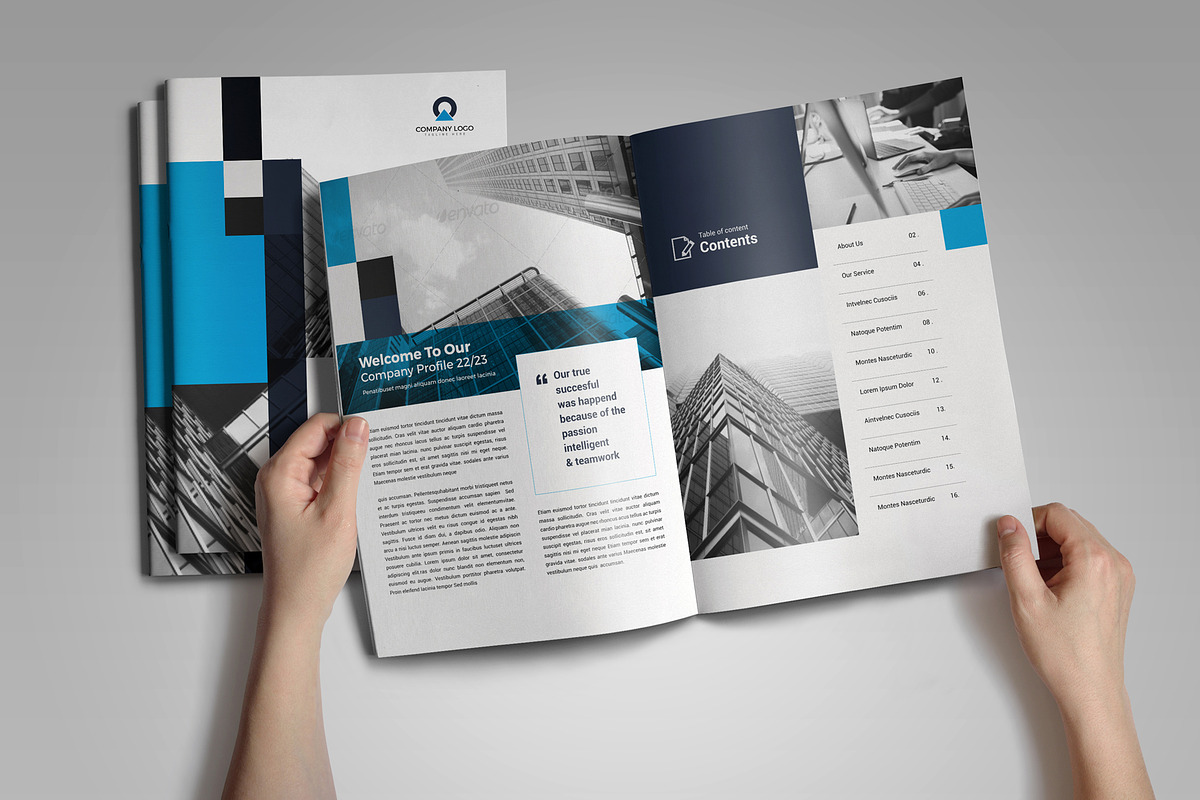 Company Profile Template V8, a Brochure Template by JanySultana (Photo 2 of 14)